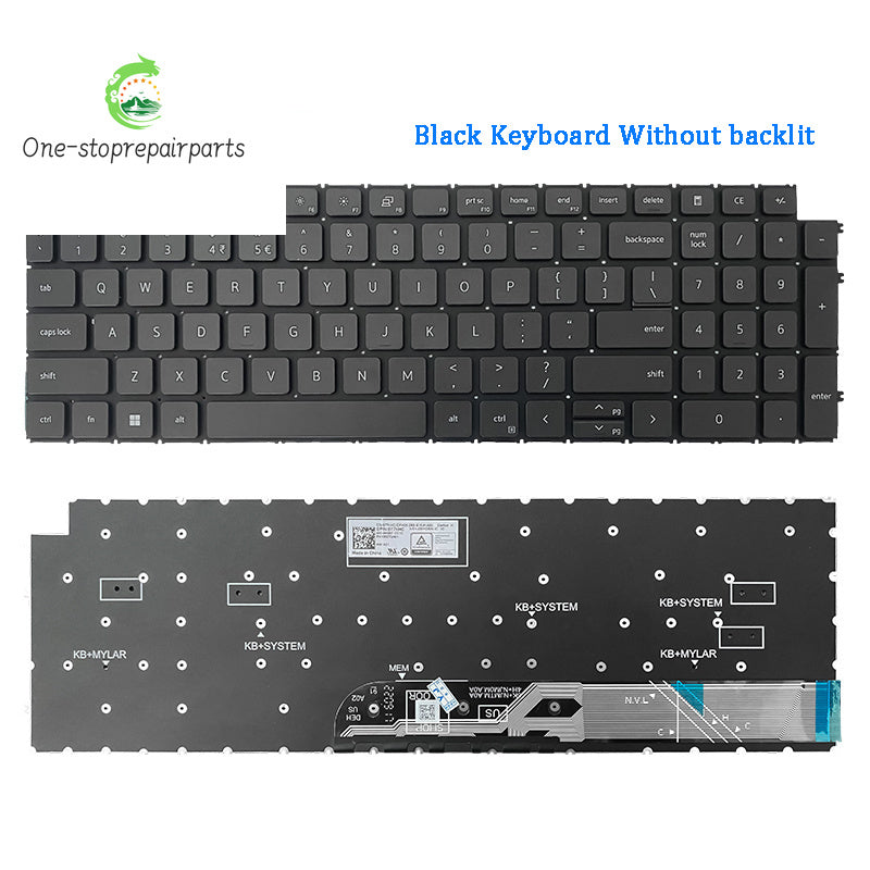 New ORIGINAL Laptop Keyboard For DELL Vostro 15 3510 3515 3520 3525 5510 5515 P106F Dell laptop repair parts