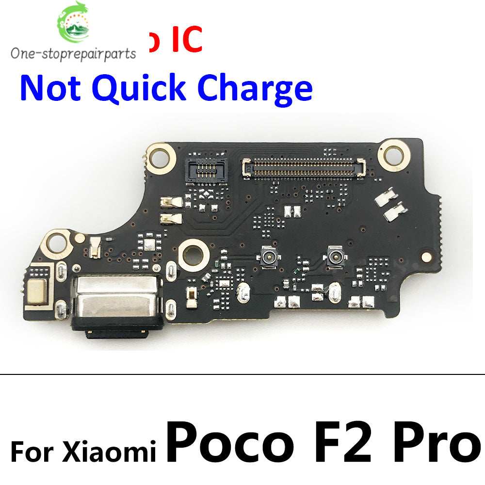 USB Port Charger Dock Connector Charging Board FLex Cable For Xiaomi Poco F1 F2 Pro F3 X3 X4 M3 M4 Pro 4G 5G Mic Microphone  Xiaomi  Xiao mi phone repair parts