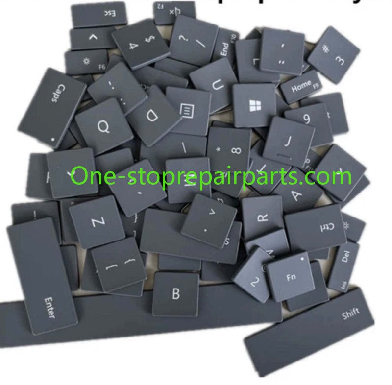 Genuine Microsoft surface laptop 3/4 replacement keycaps set  black silver blue gold gray US layout