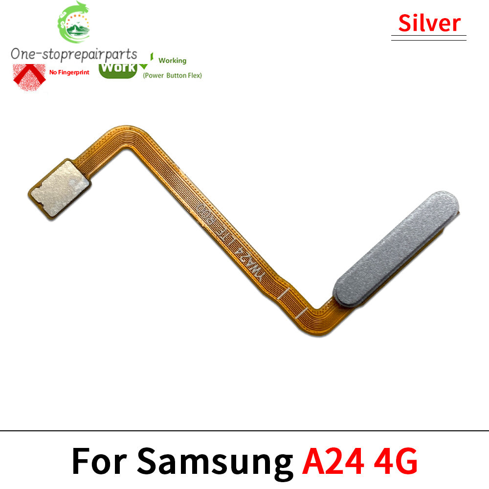 New Fingerprint Sensor Home Return Key Menu Button Flex Cable For Samsung A04s A13 A14 A24 A34 A54 4G 5G Samsung phone repair parts