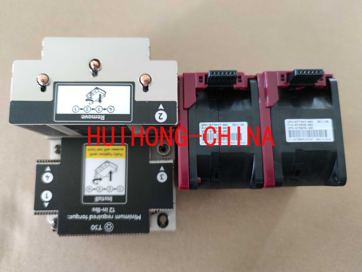 Servicer new HP HPE 380G10 high-end heat sink  fan 875071-001 875076-001