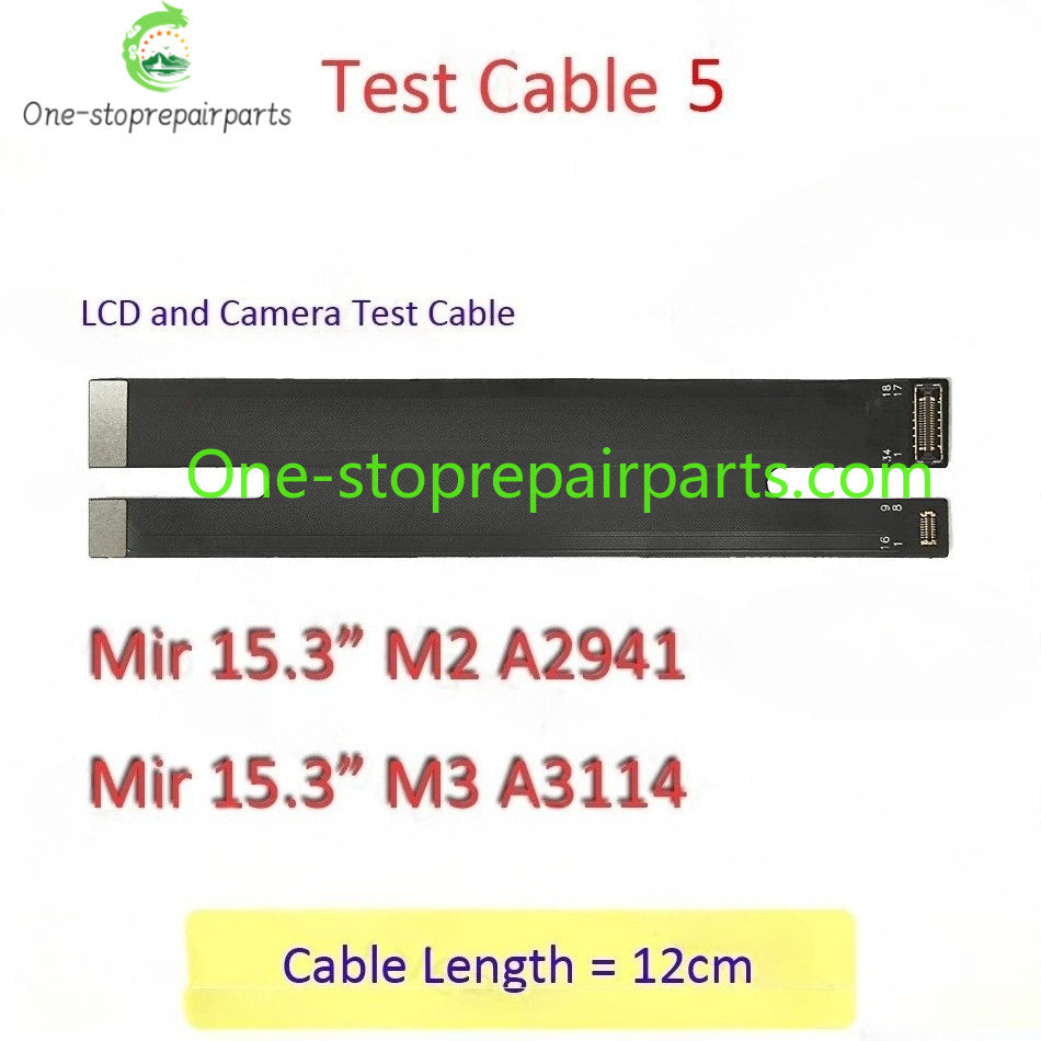 New LCD Extension Test Cable for MacBook A1706 A1708 A2681 A2179 A2141 A1932 A2159 A2442 A2485 A2941 A3114 Display Test Repair Macbook repair parts