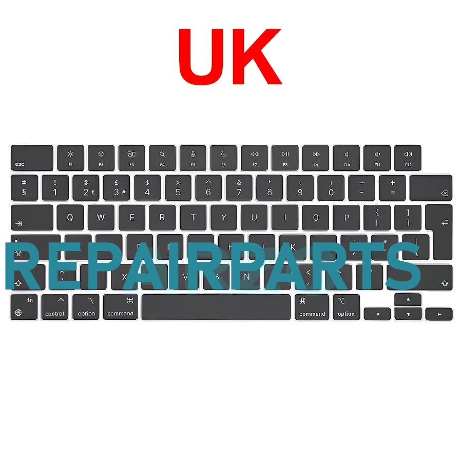 A2442 A2485 A2779 A2780 A2918 A2991 A2992 A3112 A3401 A3185 A3403 A3186 Keycaps Keys Key Cap For Macbook Pro 14" 16" 2021-2023 Macbook repair parts