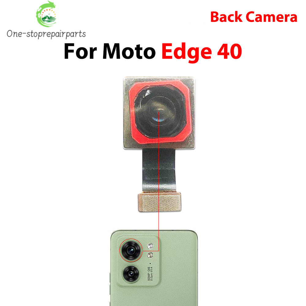 Front Camera Flex Front Back Rear Camera Module Flex Cable For Motorola Moto Edge 20 30 40 50 Neo Fusion Lite Pro Motorola phone repair parts