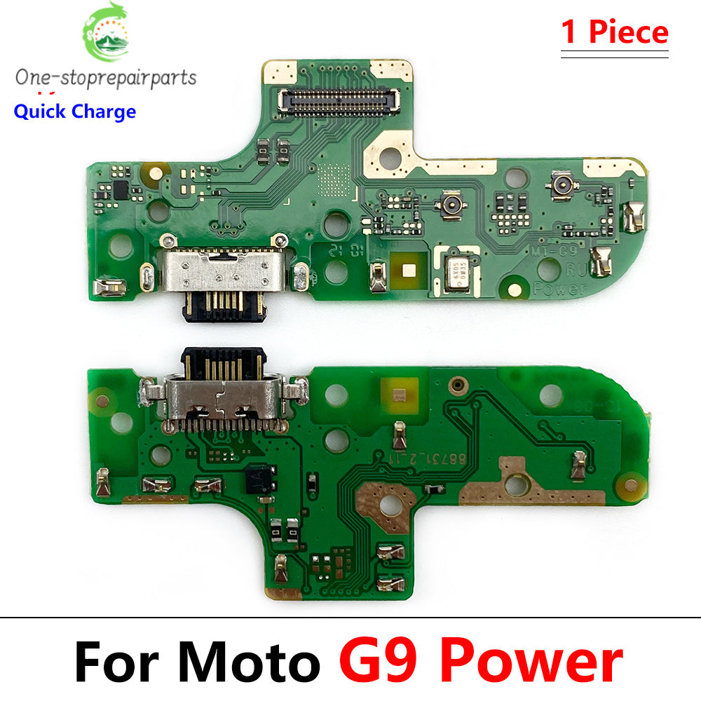 10Pcs/Lot, Dock Connector Micro USB Charger Charging Port Flex Cable Microphone Board For Moto G4 G5 G9 G8 G7 G6 Play Plus Power Motorola phone repair parts
