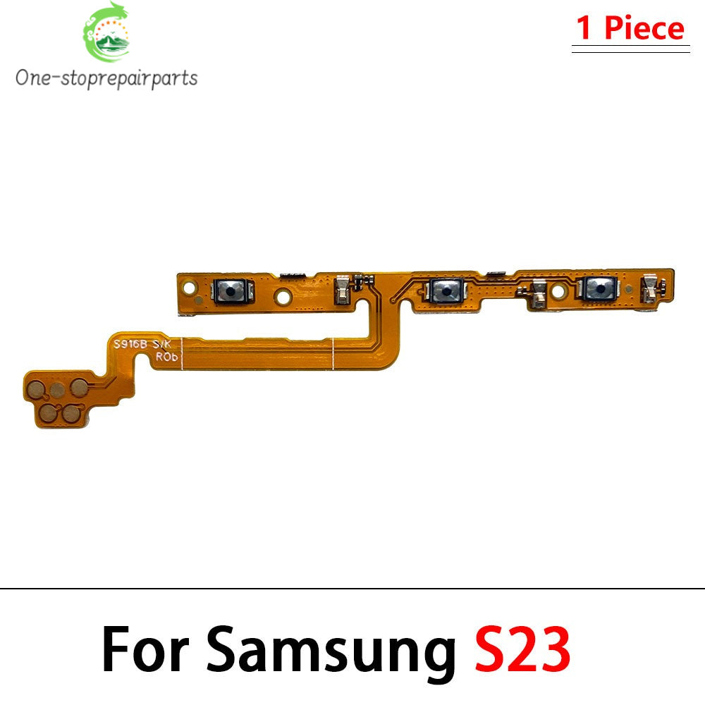 50Pcs, Power on/off Volume Key Button Flex Cable For Samsung S20 S21 S22 S23 Plus Ultra Fe Samsung phone repair parts