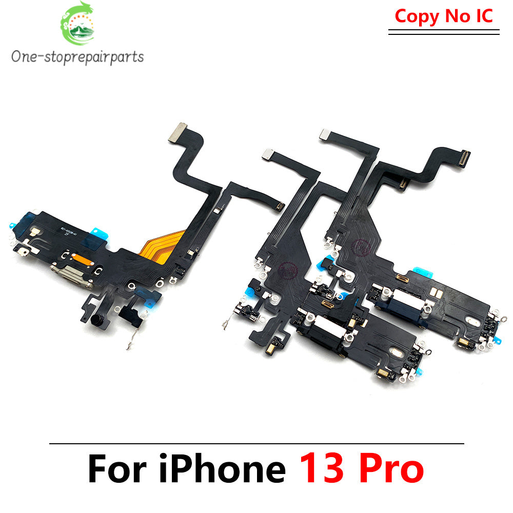 New For iPhone 13 Pro 13Pro Max Mini Dock Connector Micro USB Charger Charging Port Flex Cable Microphone Board iPhone phone repair parts