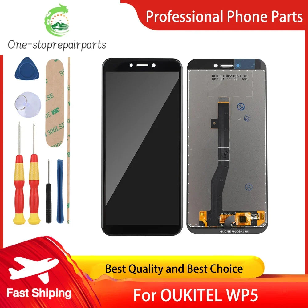 New Original Touch Screen LCD Display For Oukitel WP5 Oukitel WP5 Pro Perfect Replacement Parts Free Tools Other brand Phone repair parts