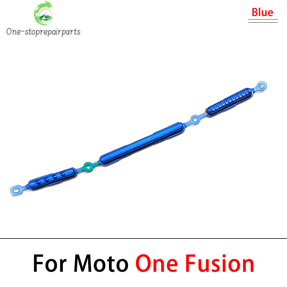 10Pcs, New For Motorola Moto One Action Vision Hyper Macro Fusion Plus Power Volume Side Button Key Replacement Parts Motorola phone repair parts