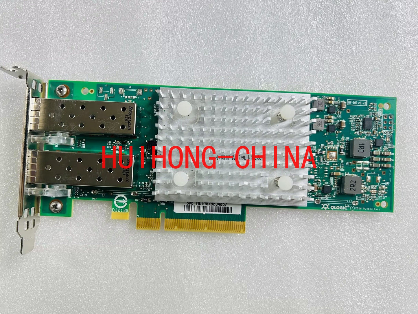 DELL QL41112HLCU-DE 807N9 C5RNH 5252W 10 Gigabit dual port fiber optic network interface card