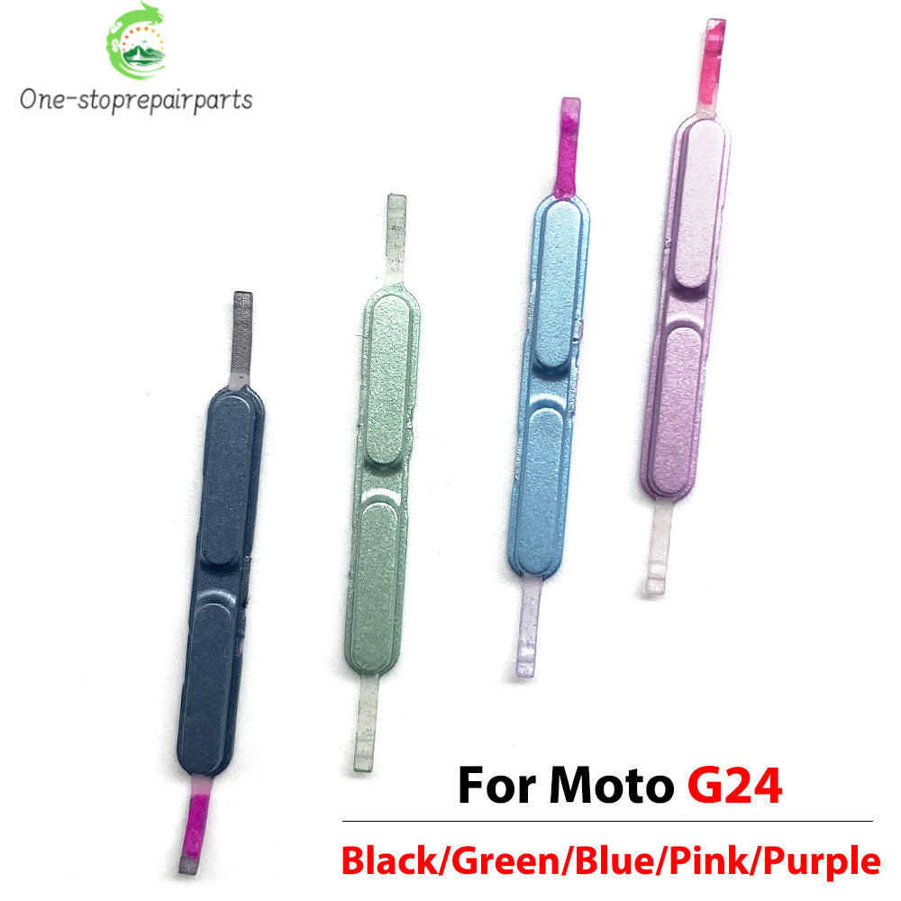Side Key Power and Volume Button Key For Motorola Moto G04 G14 G24 G34 G54 G84 Replacement Parts Motorola phone repair parts
