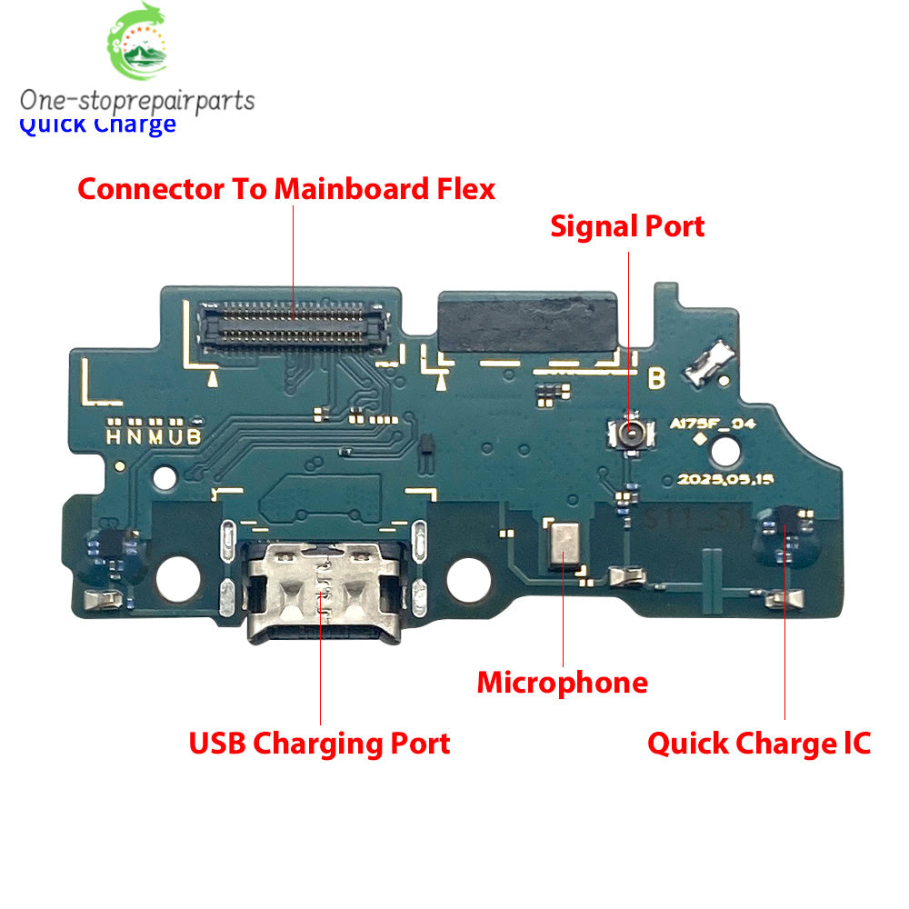 New For Samsung A06 A16 A26 A56 A07 A17 A37 A57 4G 5G Dock Connector Micro USB Charger Charging Port Flex Cable Microphone Board Samsung phone repair parts