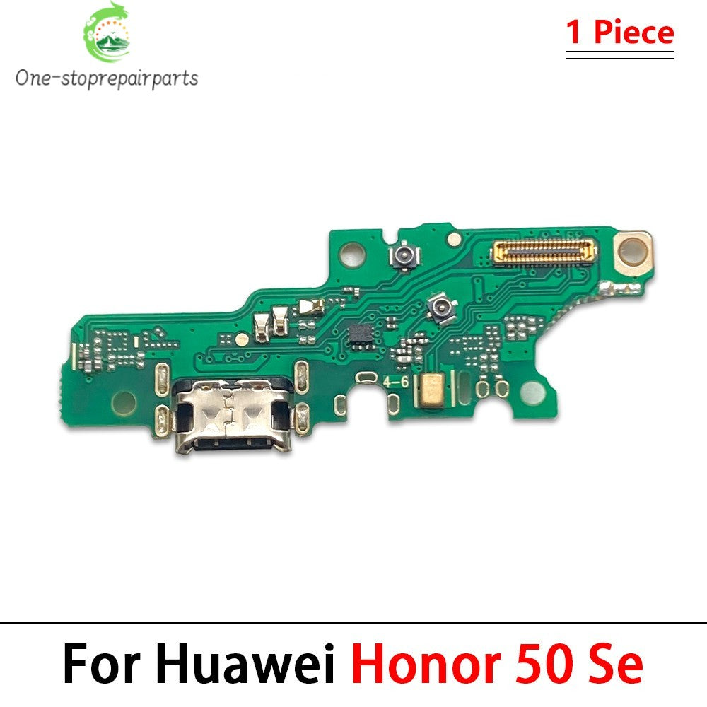 New For Huawei Honor 50 60 Pro Se Lite Dock Connector Micro USB Charger Charging Port Flex Cable Microphone Board Huawei phone repair parts