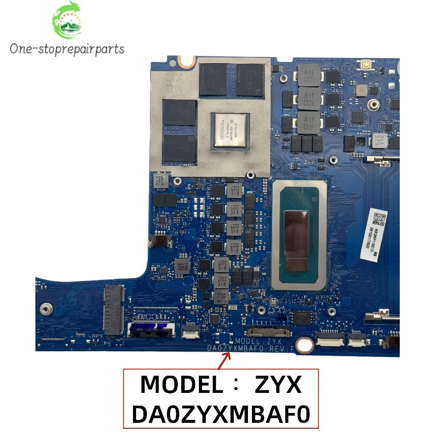 DA0ZYXMBAF0 For Acer Aspire 7 A715-76G Laptop Motherboard With i5-12450H CPU GTX1650 RTX3050 4G-GPU NB.QME11.001 NB.QMF11.001 Acer laptop repair parts