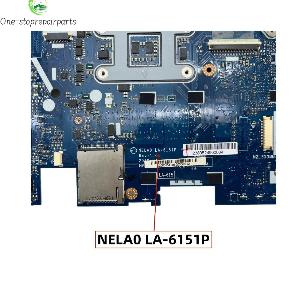 NELA0 LA-6151P For Acer Gateway ID49C04U ID49C11U ID49C Laptop Motherboard With GT330M 1GB-GPU HM55 DDR3 MBWMV02001 MB.WMV02.001 Acer laptop repair parts