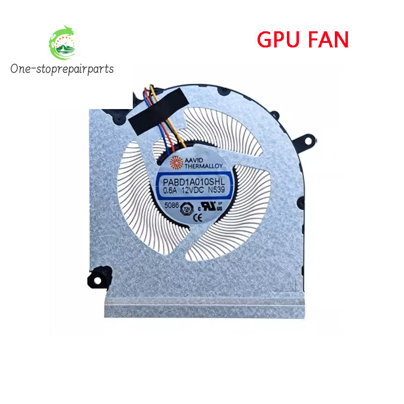 NEW ORIGINAL Laptop CPU GPU Cooling Fan For MSI Vector16 HX AI MS-15M3 PABD1A010SHR/L N538 N539 MSI laptop repair parts