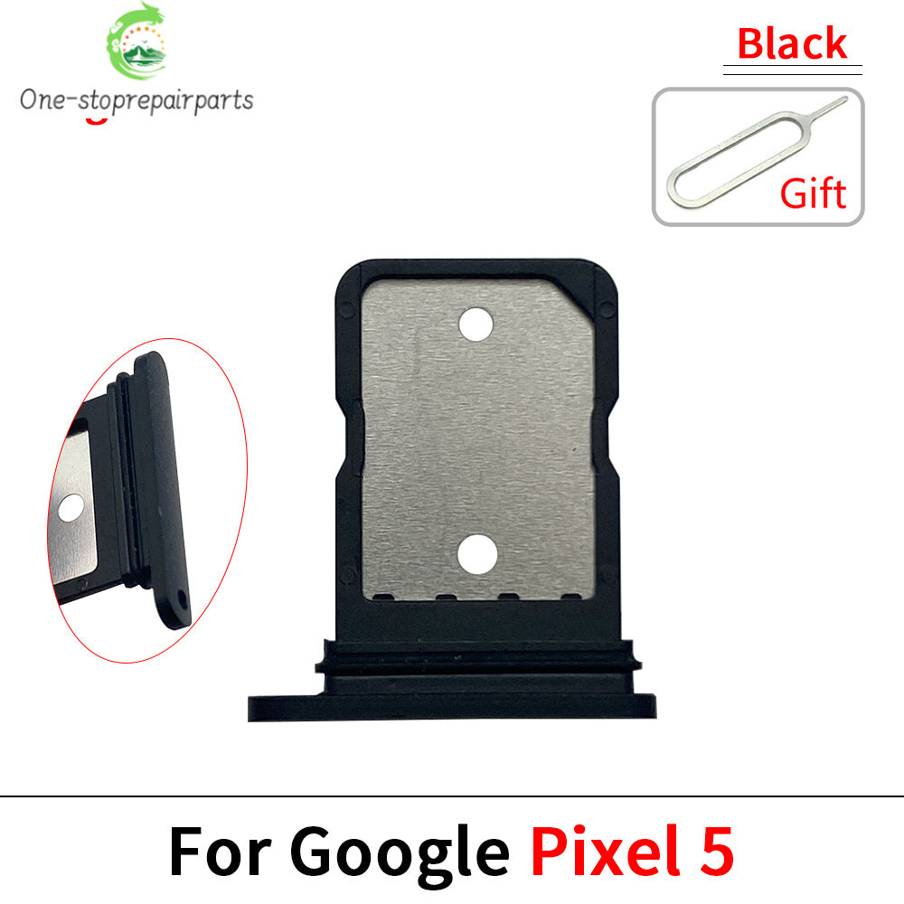 SIM Card Slot SD Card Tray Holder Adapter For Google Pixel 5 5A 6 6A Pro Repair Parts Google Pixel phone repair parts