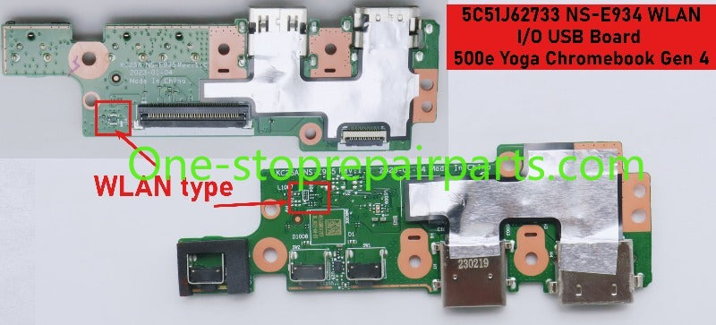ANTENNA CABLE USB Power Switch Card Reader Button Board Pen Stylus Board for Lenovo 500e Yoga Chromebook Gen 4 5C51J62742 5C51J62733 NS-E935  5C51J62732 NS-E934 5A30Z88228 DC33001Z910 5C51J62734 NS-E933  Lenovo laptop repair parts