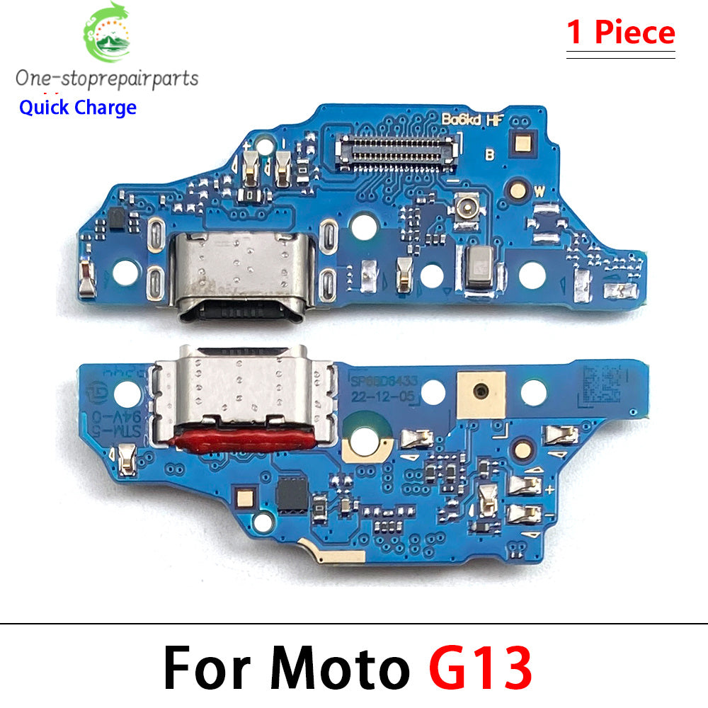 For Motorola Moto E13 E22 E20 E30 E32 G13 G22 G23 G32 G52 G53 G82 G72 USB Charging Port Dock Charger Connector Board Flex Cable Motorola phone repair parts