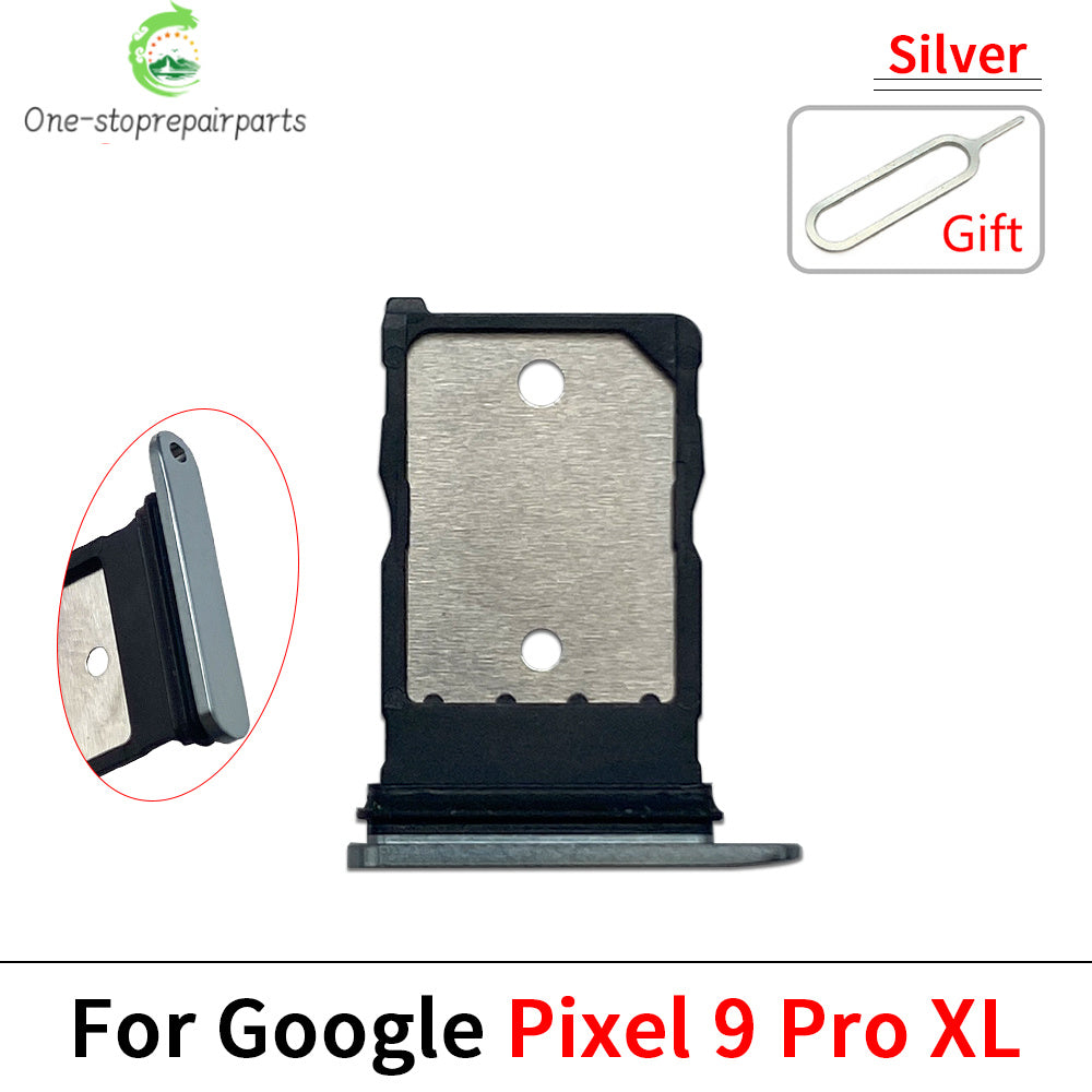 10Pcs, New For Google Pixel 9 / Pixel 9 Pro / Pixel 9 Pro XL SIM Card Slot SD Card Tray Holder Adapter Google Pixel phone repair parts