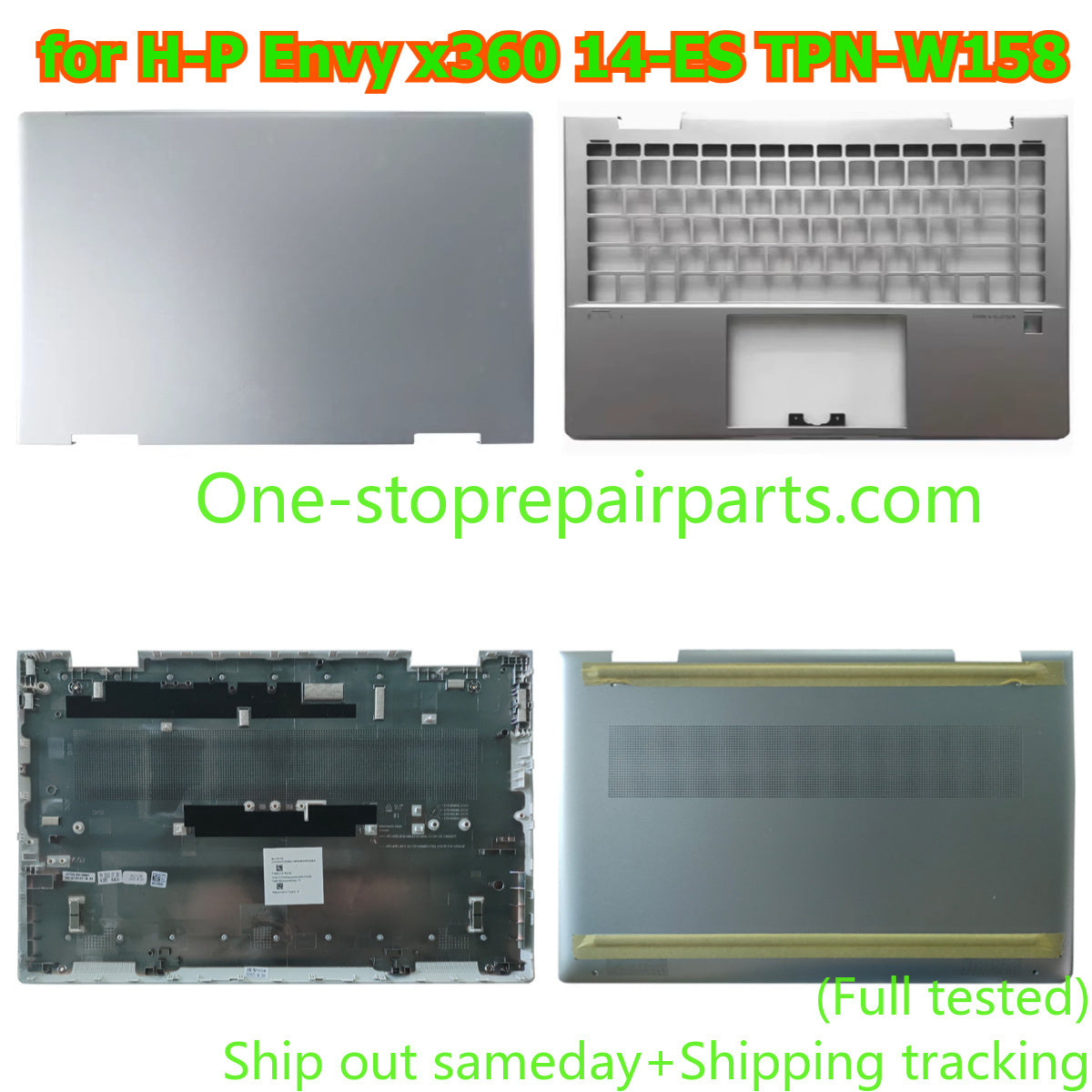 Cover case for HP Envy x360 14-ES TPN-W158  N41010-001 lcd back housing bezel frame upper topcase palmrest buttom hinge shell