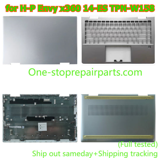 Cover case for HP Envy x360 14-ES TPN-W158  N41010-001 lcd back housing bezel frame upper topcase palmrest buttom hinge shell