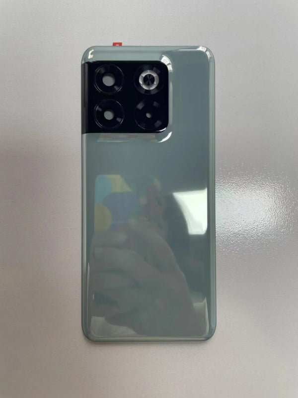 Original Back Battery Cover For OnePlus 10T Back Cover CPH2415 CPH2413 CPH2417 Rear Door Housing Case With Camera Frame Replace  OnePlus phone repair parts