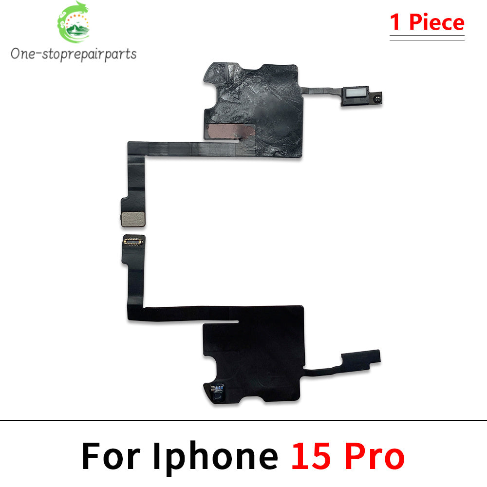 New Front Ear Earpiece Speaker Proximity Light Sensor Flex Ribbon Cable For IPhone 13 14 15 Pro Max Plus Mini iPhone phone repair parts