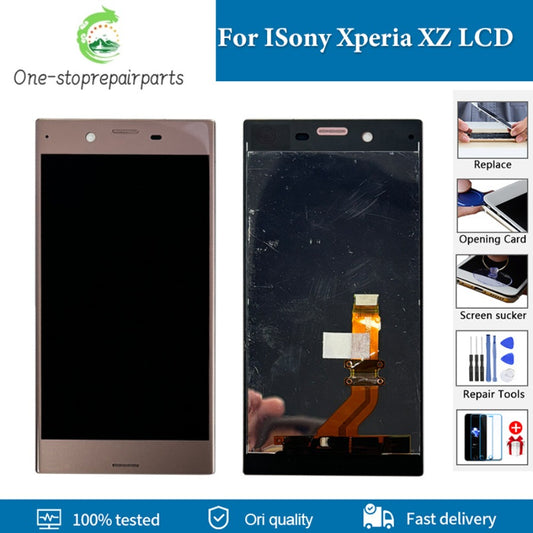 5.2" Original LCD For SONY Xperia XZ F8331 F8332 LCD Display Touch Screen Digitizer Replacement For SONY  XZ lcd with frame Sony phone repair parts
