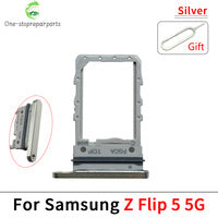 10Pcs/Lot, New For Samsung Z Flip 2 3 4 5 6 5G F711 F721 F731 F741 SIM Card Tray Slot Holder Adapter Accessories Samsung phone repair parts