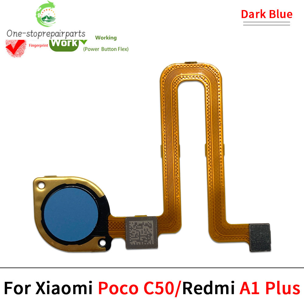 Home Button FingerPrint Touch ID Sensor Flex Cable Ribbon For Xiaomi Poco C50 C55 C65 C71 Replacement Parts Xiaomi  Xiao mi phone repair parts