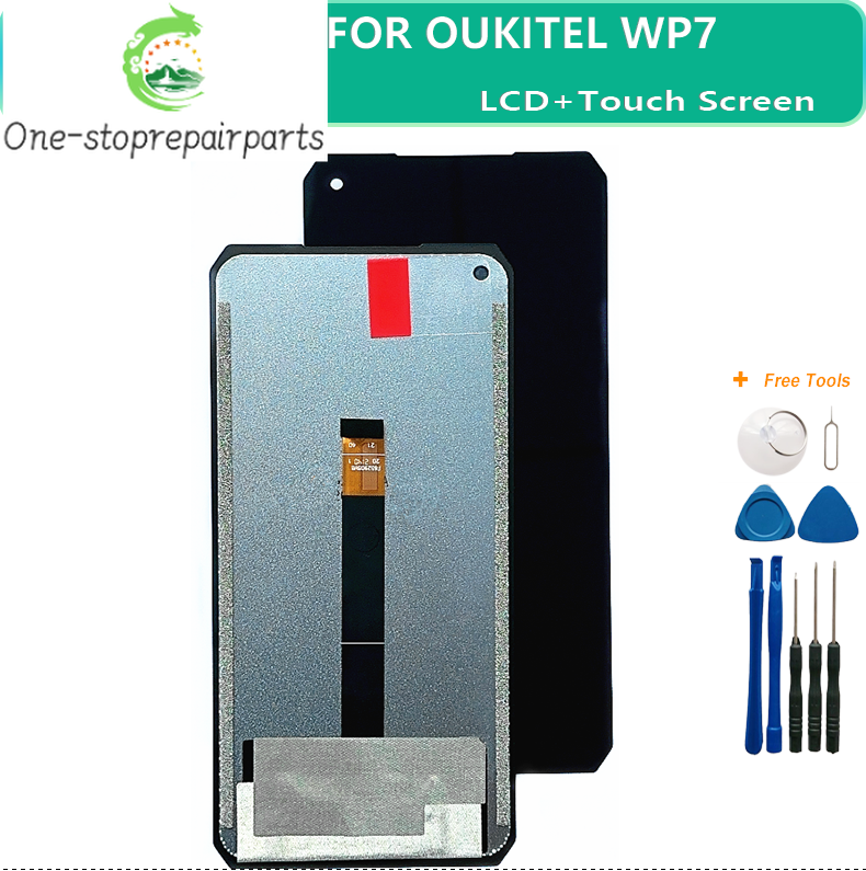 Original For Oukitel WP7 Cell Phone 6.53inch LCD Display Digitizer Assembly Touch Screen Repair Parts Replacement With Tools Other Brand Phone repair parts