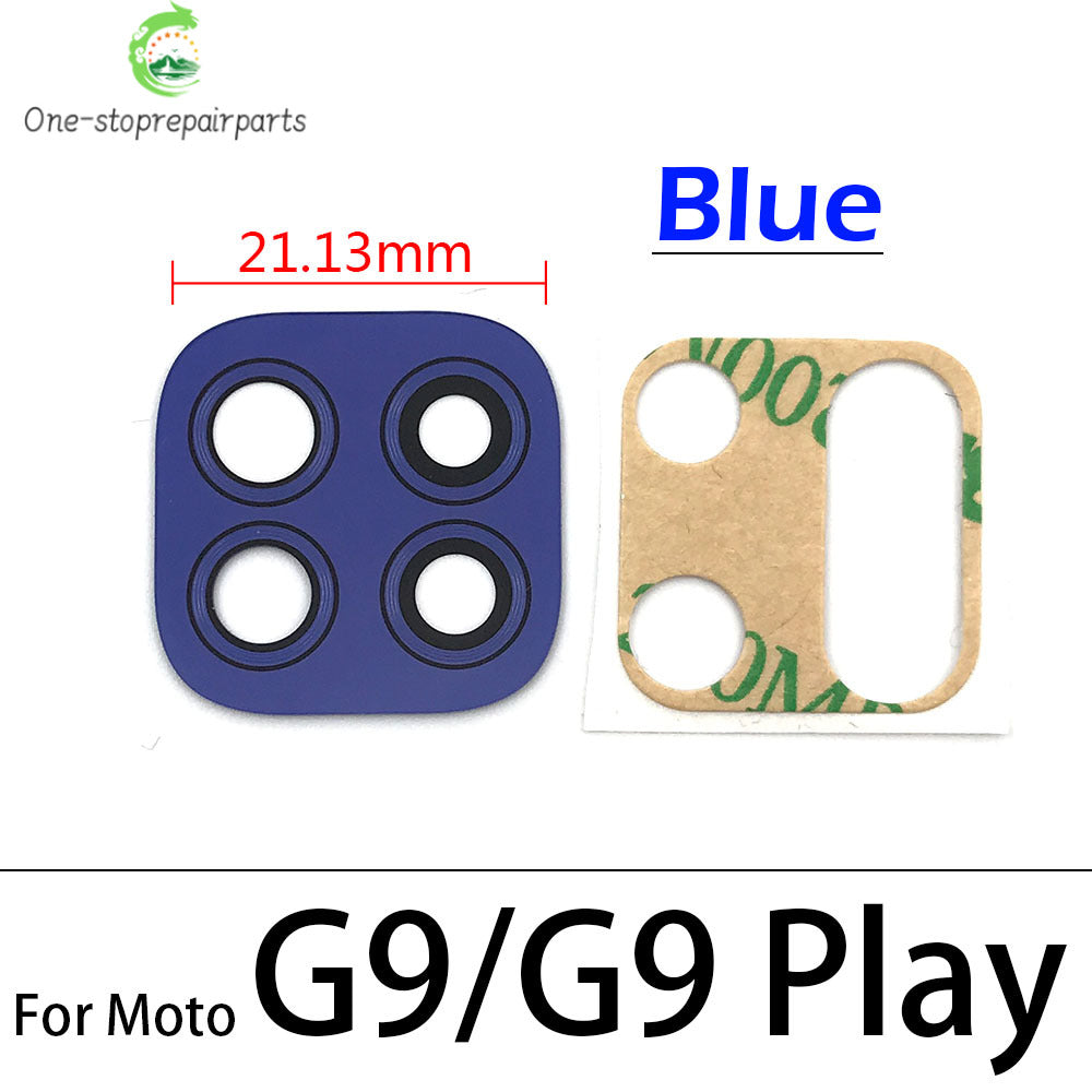 For Motorola Moto G8 G9 Plus Play Power Lite Rear Back Camera Glass Lens with Glue Motorola phone repair parts