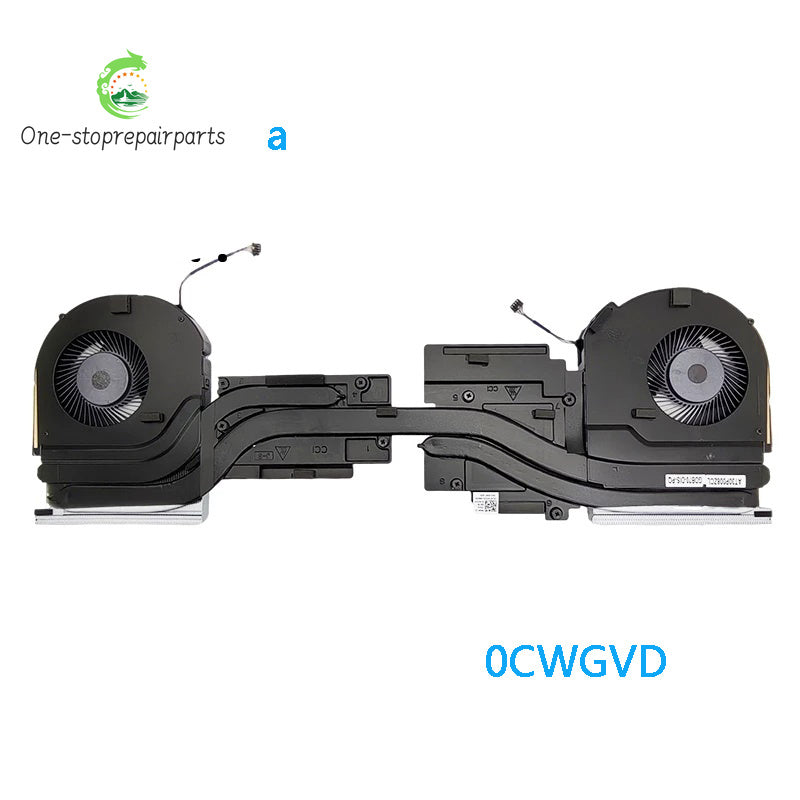 NEW Original LAPTOP CPU GPU Cooling Fan With Heatsink For DELL Precsion 7760 RTXA Series 0CWGVD Dell laptop repair parts