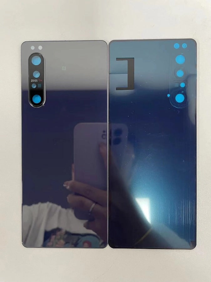 Original New For Sony Xperia 1 II Back Battery Cover Glass Housing Rear Door Case Parts With Camera Lens Replacement Sony phone repair parts