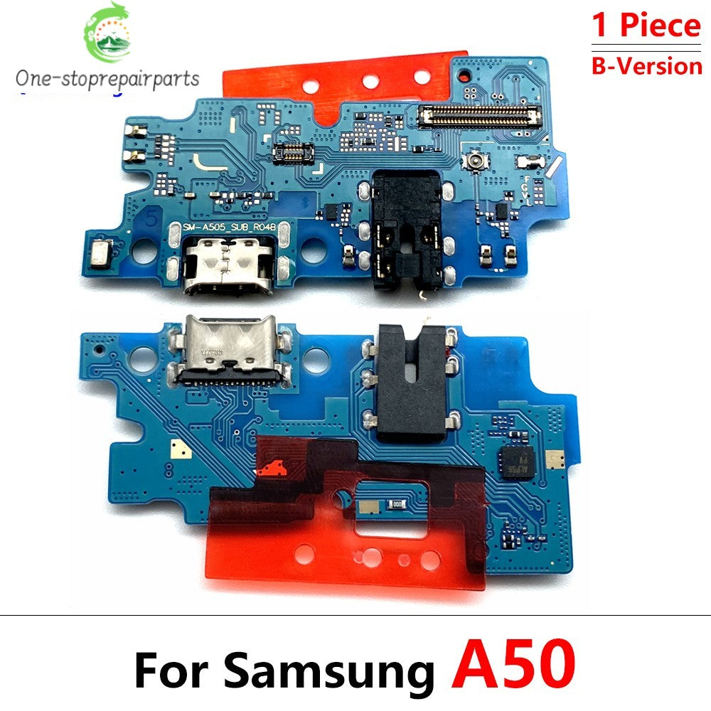 50Pcs USB Charger Charging Dock Port Connector Flex Cable For Samsung A10 A20 A30 A50 A01 A11 A21s A31 A51 A10s A20s A30s A50s Samsung phone repair parts