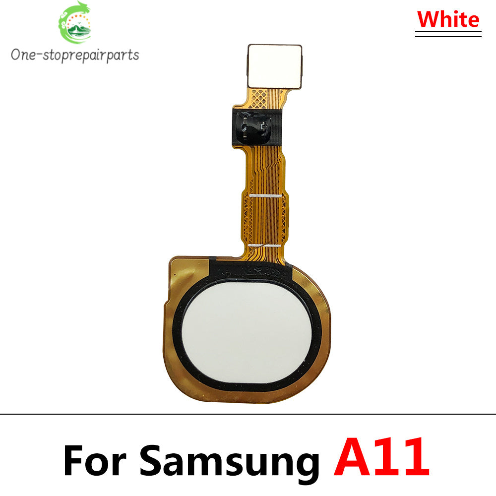 Fingerprint Scanner For Samsung A11 A31 A51 A71 A20 A30 A40 A50 A70 Home Button Fingerprint Menu Return Key Sensor Flex Cable Samsung phone repair parts