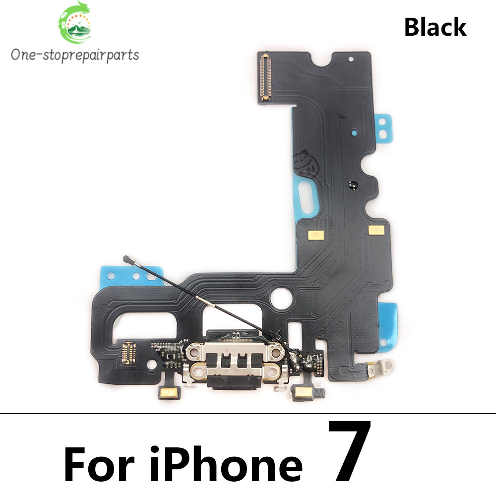 10Pcs/Lot, USB Charging Port Mic Microphone Dock Connector Board Flex Cable For iPhone 6 6G 6S 7 7G 8 8G Plus Repair Parts iPhone phone repair parts