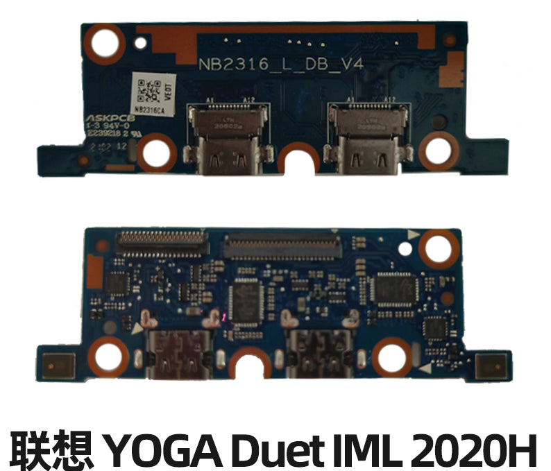 (Shipping fee not include)forLenovo  YOGA Duet IML 2020 7-13IML USB小板 开关小板 麦克风小板