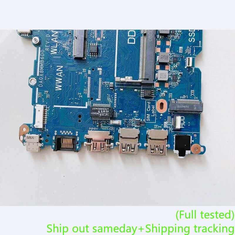 Motherboard For HP 440 G7 i5-10210U UMA  X8M-6L DA0X8MMB6D0 L78085-601 Mainboard system logic board