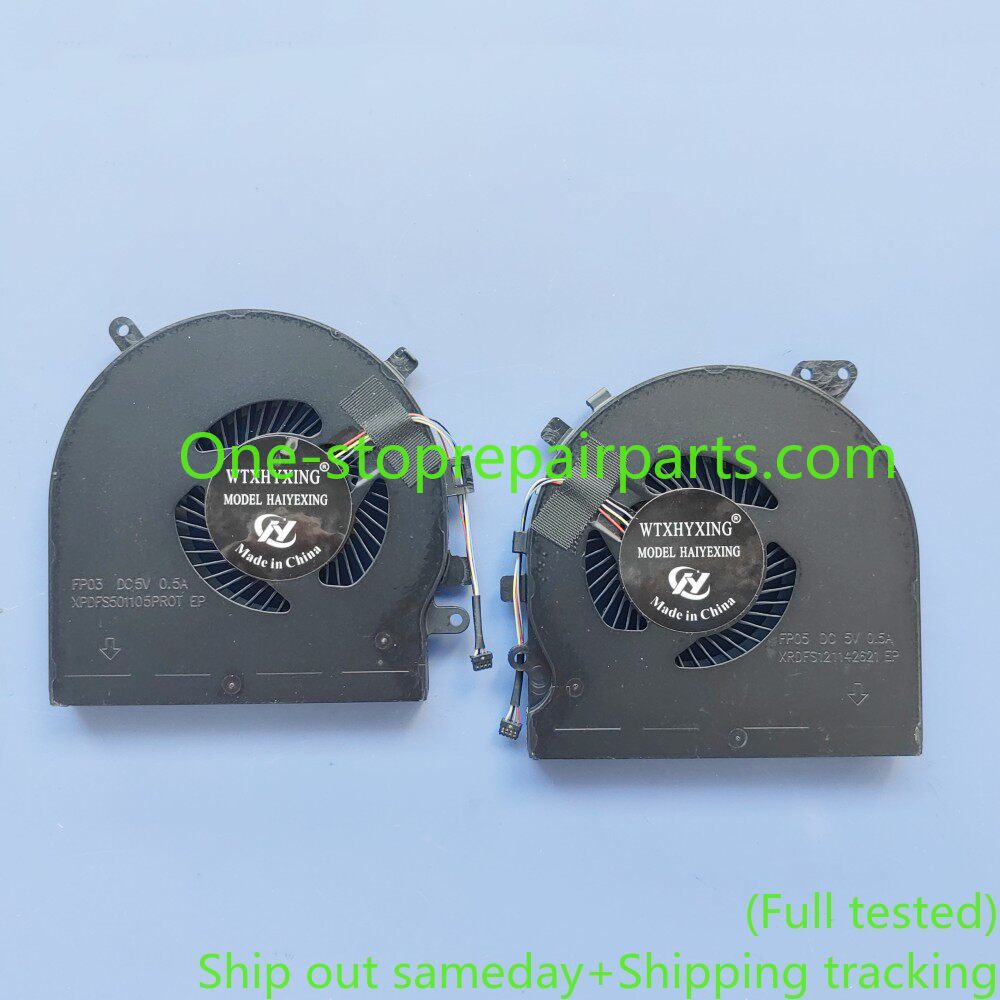 CPU GPU cooling fan for RAZER RZ09-0270 Blade 15 RZ09-0300 RZ09-0328 DFS501105PR0T FNL3 5V 0.5A DFS5K121142621 FNL5 cooler fans