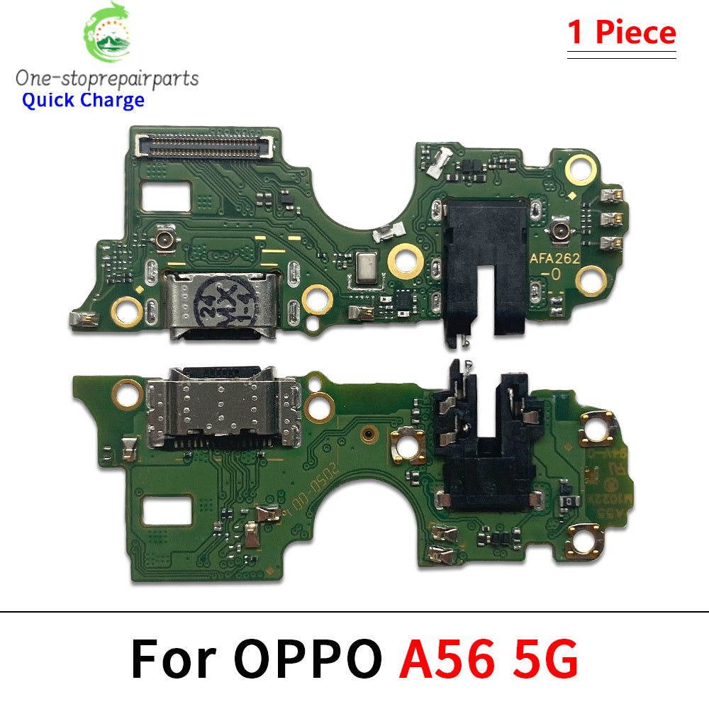 USB Charger Charging Dock Port Connector Flex Cable For OPPO A16 A17 A52 A92 A53 A54 A55 A56 A57 A58 A93 A94 A95 A96 A97 4G 5G OPPO phone repair parts