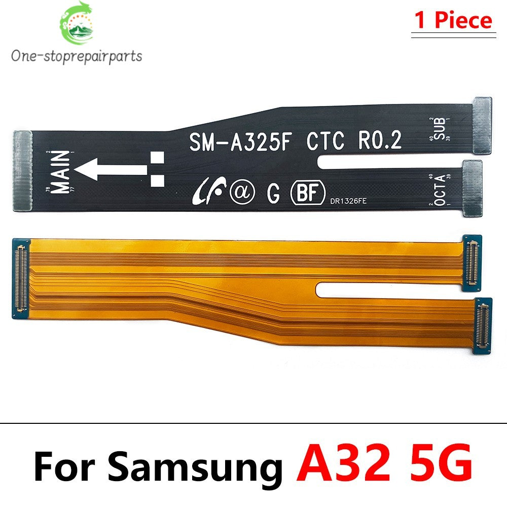 10Pcs, Main Board Motherboard Flex Cable For Samsung A22 A32 A52 A72 A33 A53 A73 A24 A34 A54 A15 A25 A35 A55 A16 A36 A56 4G 5G Samsung phone repair parts