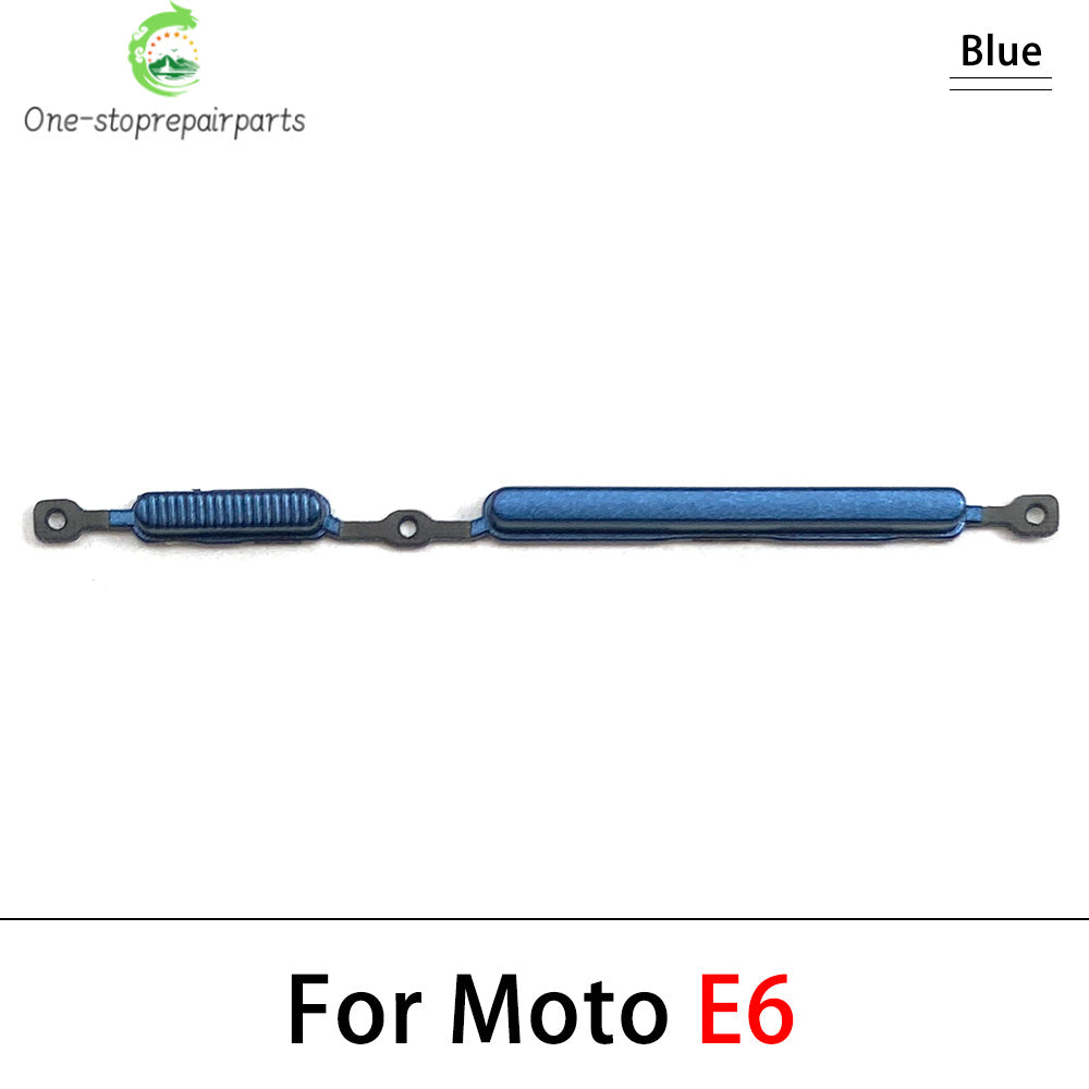 New For Motorola Moto E5 E6 E6s Plus E7 Power Power Button + Volume Side Button Replacement Parts Motorola phone repair parts