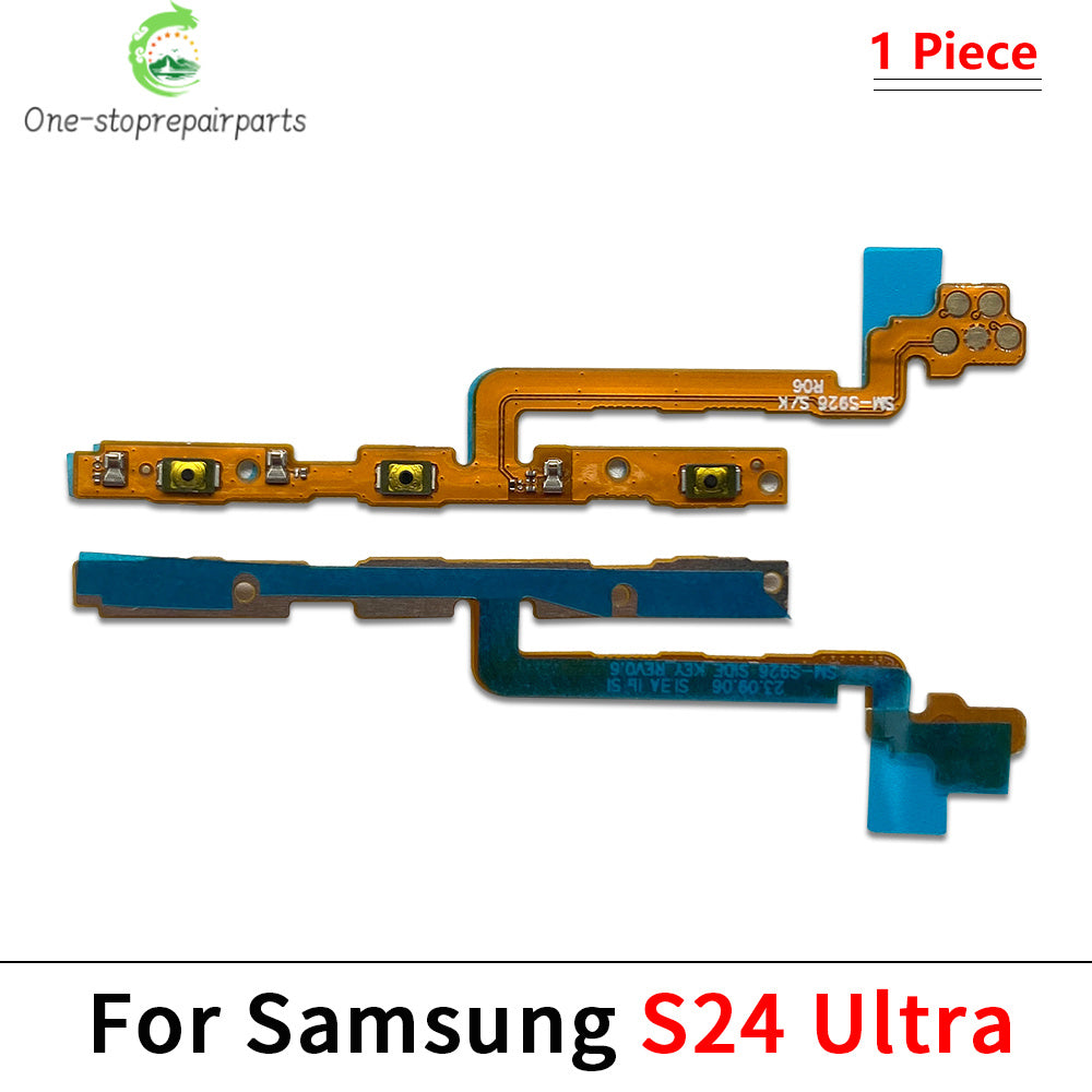 New For Samsung S22 S23 S24 S25 S26 Plus Ultra 4G 5G Power on off Volume Key Button Button Flex Cable Samsung phone repair parts
