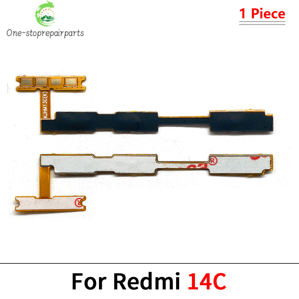 New Power Volume Button Key Flex Cable For Xiaomi Redmi 10 10A 10C 12 12C 13 13C 14C 15 15C  Xiaomi  Xiao mi phone repair parts