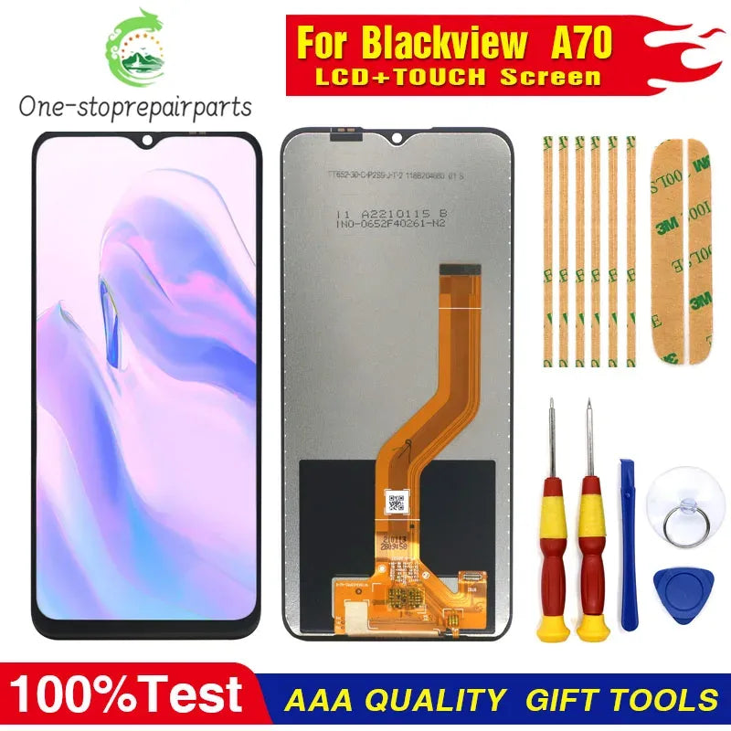 New Original For Blackview A70 Pro Android 11 LCD Display With Touch Screen Digitizer Assembly Replacement Parts + Board Blackview phone repair parts