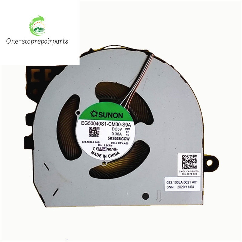 ORIGINAL Laptop CPU Cooling Fan For DELL Latitude 13 5320 0CJCNP Dell laptop repair parts