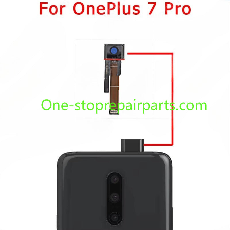 Big Facing Selfie Front Backside Camera Module For Oneplus 7 Pro 1+ 7T 5G One Plus Back View Rear Camera Spare Parts Flex Cable OnePlus phone repair parts