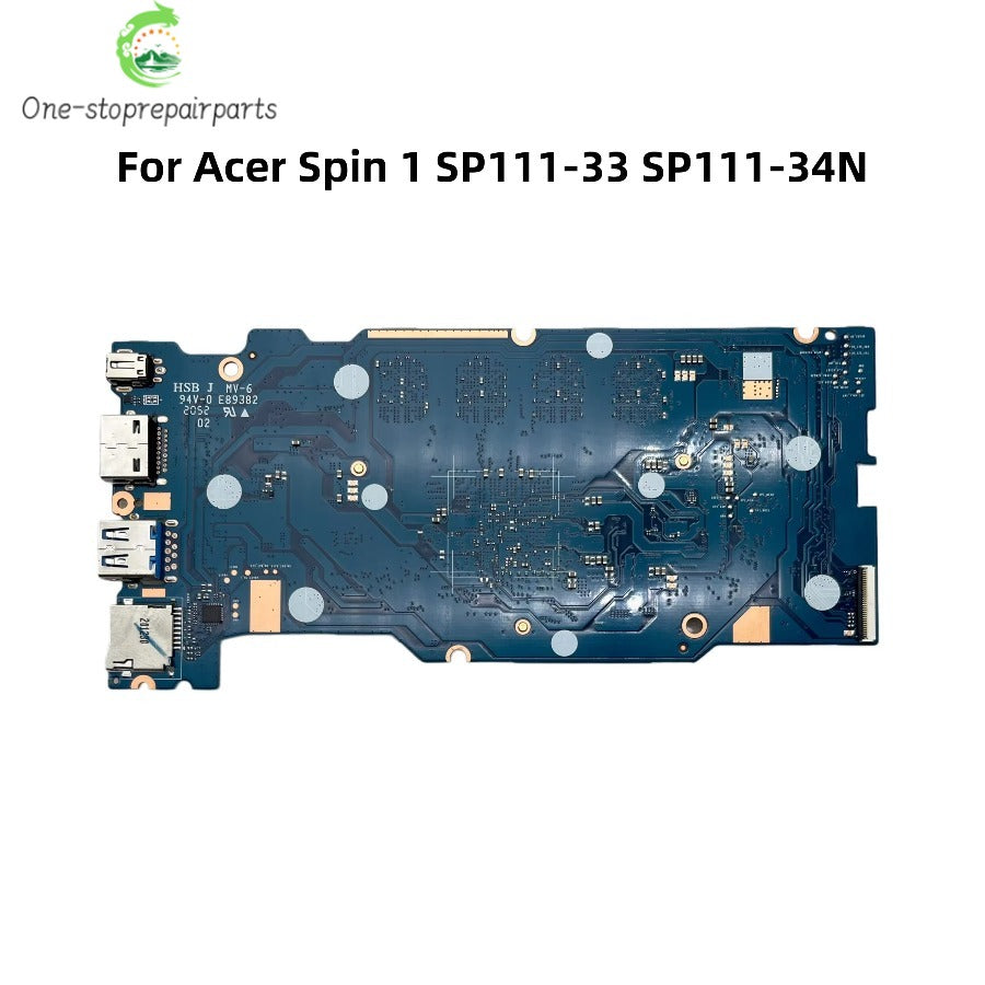 NX8106_MB_V5 / V4 For Acer SP111-33 SP111-34N Laptop Motherboard With N4000 N4020 N5000 N5030 CPU 4G-RAM 64G/128G-SSD NBH0U1100F Acer laptop repair parts